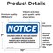 Signmission Children Under Jr. High Age Are Not Allowed, 10 in W x Rectangle, Vinyl Decal OS-2PACK-NS-D-710-L-10583 - alternate 4